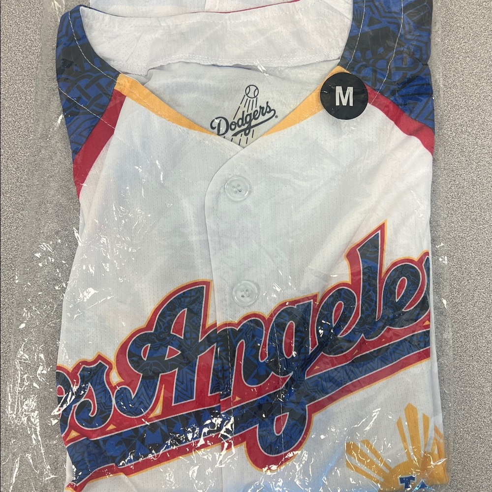 2022 LA Los Angeles Dodgers Filipino Heritage Night Jersey SGA 7/7/22 Size XL